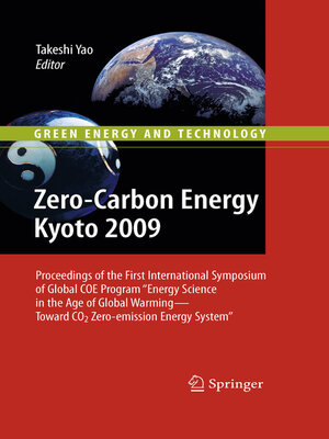 cover image of Zero-Carbon Energy Kyoto 2009